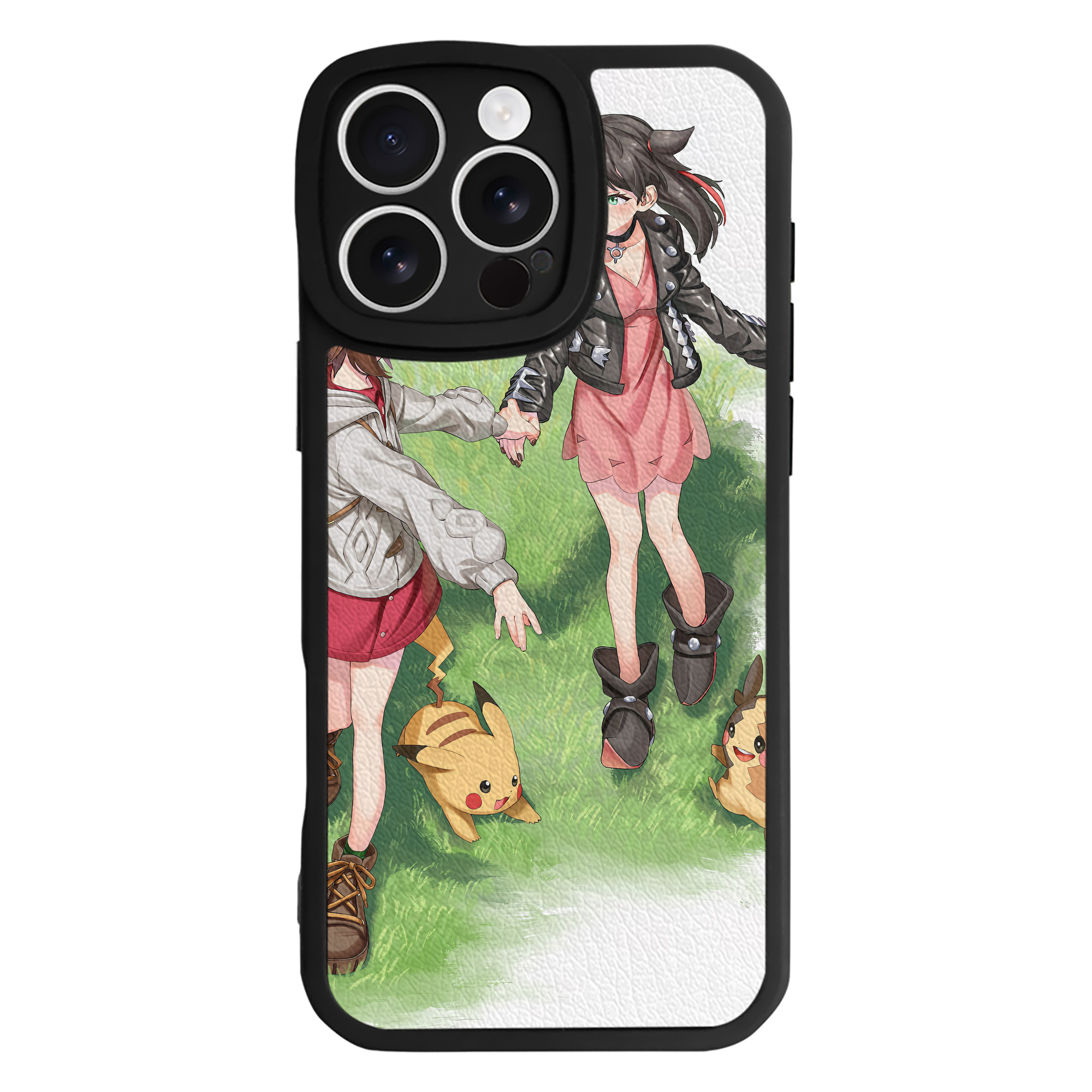 （画像用） ポケットモンスター Pokémon 【iPhone 16シリーズ対応】シリコンスマホケース（レザー調） 材質：シリコン
